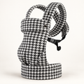 Grand Houndstooth ergonomic baby carrier studio product view
