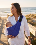 The Sling Indigo - editorial lifestyle blue sling
